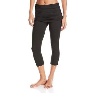 Prana Remy Black Skirt Cropped Leggings